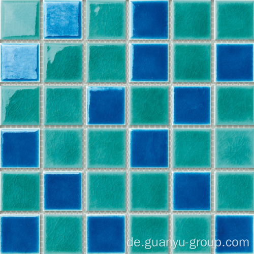 Schwimmbad Porzellan Mosaik